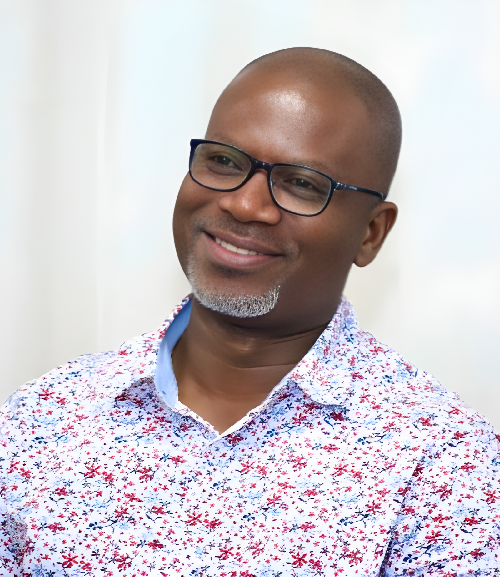 Smiling Ghanaian Healthcare Specialist